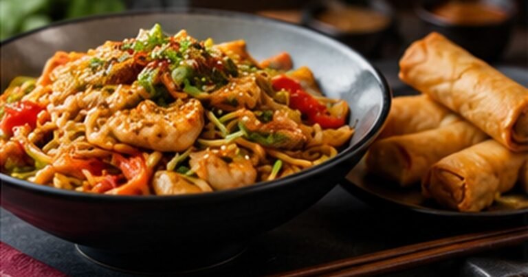 Illustrative Asian noodle dishes for Little Buddha Asian Restaurant Amsterdam menu guide