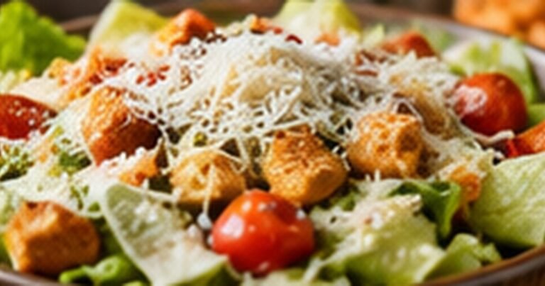 Olive Garden salad dressing copycat with fresh restaurant-style salad