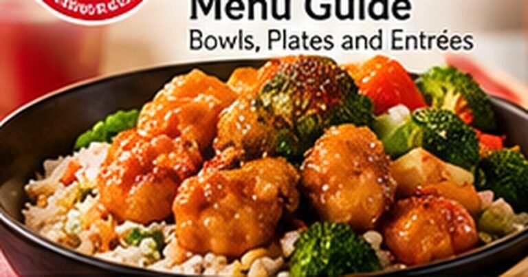 Panda Express Menu Guide: Bowls, Plates and Entrées