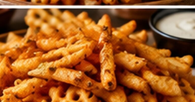 Wingstop fries copycat with seasoned golden French fries
